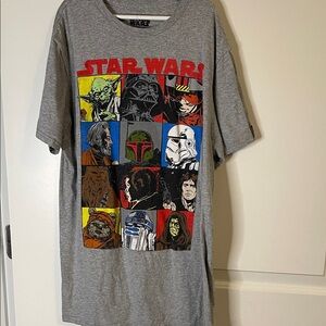 Star Wars Multicolor Character Tee, Medium, P2P 20”